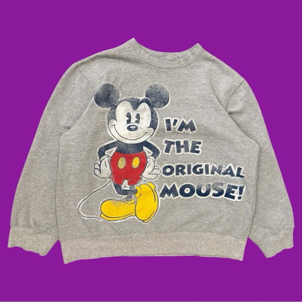 90s Disney Mickey Mouse “I’m the Original Mouse” Crewneck
